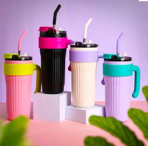 Vaso metálico con sorbito
